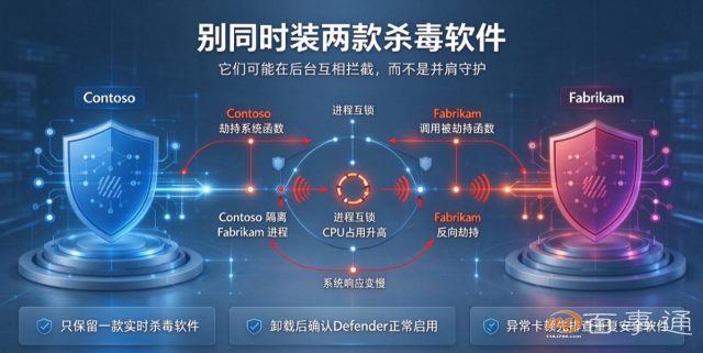 微软30年资深工程师忠告：Windows不要装两个杀毒软件！